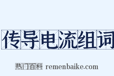 传导电流组词是什么意思的图片